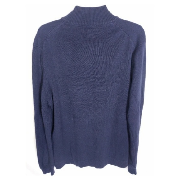 🌻🍃Eddie Bauer XL Full Zip Navy Cotton Cardigan Sweater (Bundle Sale)🌻 - Picture 4 of 15